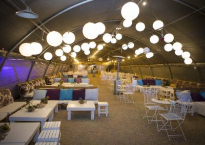 עיצוב חתונת בזק בטבע - בחורף